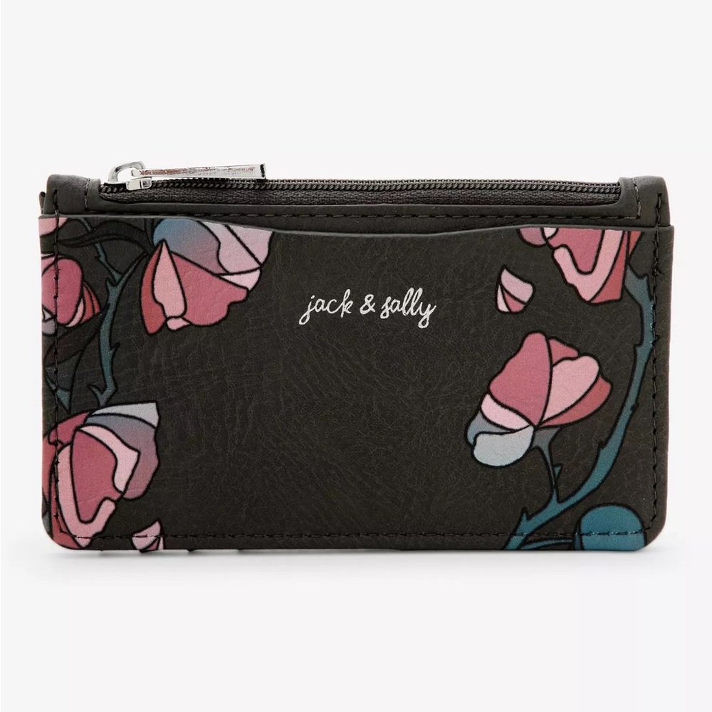 Disney The Nightmare Before Christmas Jack & Sally Floral Cardholder